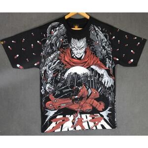 VINTAGE 1988 Anime AKIRA ‘TETSUO AWAKENING’  AOP T-shirt Modern XL